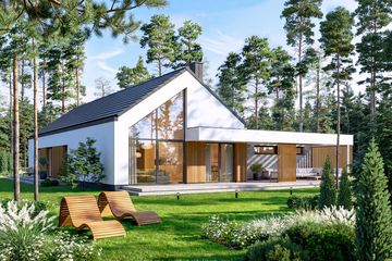  Projekt domu Gustav 3 plus (WOF1277) - projekt domu parterowego - Zdjęcie 4