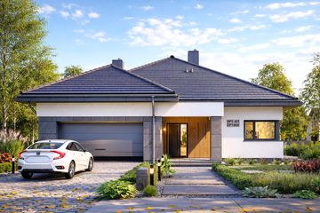  Projekt domu APS 401 optima (LUA1690) - projekt domu parterowego - Zdjęcie 2