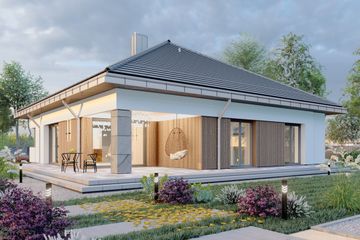  Projekt domu APS 401 optima (LUA1690) - projekt domu parterowego - Zdjęcie 4