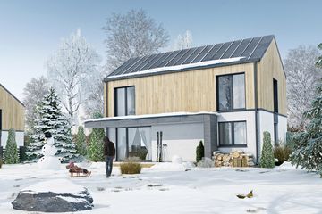  Projekt domu A14 (BSI1013) - projekt domu z pełnym piętrem - Zdjęcie 3