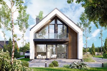  Projekt domu Vincent 4 mini 2 (WOF1278) - projekt domu parterowego z poddaszem - Zdjęcie 4