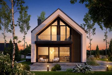  Projekt domu Vincent 4 mini 2 (WOF1278) - projekt domu parterowego z poddaszem - Zdjęcie 7