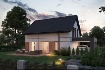  Projekt domu A16 (BSI1015) - projekt domu parterowego z poddaszem - Zdjęcie 3