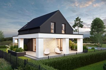  Projekt domu A17 (BSI1016) - projekt domu parterowego z poddaszem - Zdjęcie 2