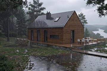  Projekt domu Kantry 3 (GDE1130) - projekt domu parterowego - Zdjęcie 4