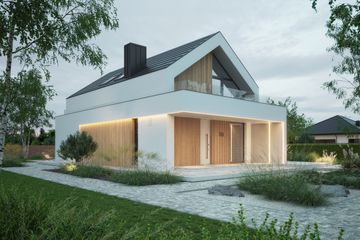  Projekt domu NewHouse 749 (KRZ1152) - projekt domu parterowego z poddaszem - Zdjęcie 5