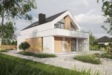  Projekt domu NewHouse 749 (KRZ1152) - projekt domu parterowego z poddaszem - Zdjęcie 6