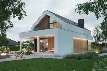  Projekt domu NewHouse 749 (KRZ1152) - projekt domu parterowego z poddaszem - Zdjęcie 7