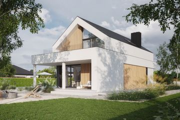  Projekt domu NewHouse 749 (KRZ1152) - projekt domu parterowego z poddaszem - Zdjęcie 8