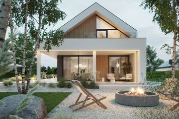  Projekt domu NewHouse 749 (KRZ1152) - projekt domu parterowego z poddaszem - Zdjęcie 9