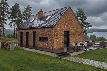  Projekt domu Kantry 4 - murowany (GDE1133) - projekt domu parterowego z poddaszem - Zdjęcie 2