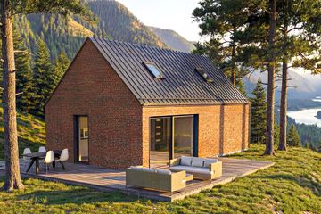  Projekt domu Kantry 4 - murowany (GDE1133) - projekt domu parterowego z poddaszem - Zdjęcie 1