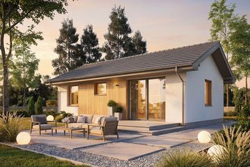  Projekt domu Krajobrazy 122 (WRN1609) - projekt domu parterowego - Zdjęcie 3