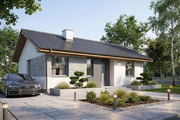  Projekt domu Krajobrazy 127 (WRN1608) - projekt domu parterowego - Zdjęcie 1