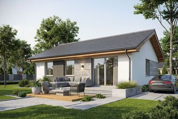  Projekt domu Krajobrazy 127 (WRN1608) - projekt domu parterowego - Zdjęcie 2