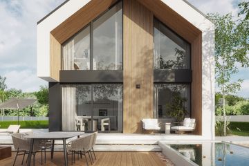  Projekt domu NewHouse 747 (KRZ1153) - projekt domu parterowego z poddaszem - Zdjęcie 3