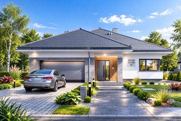  Projekt domu APS 401 Optima wariant 2 (LUA1691) - projekt domu parterowego - Zdjęcie 1