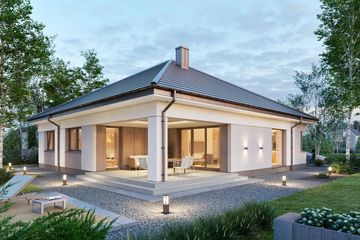  Projekt domu Domena 168 A (WRW1434) - projekt domu parterowego - Zdjęcie 2