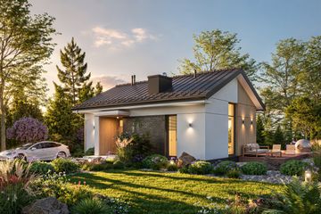  Projekt domu Domidea 12 w4 (WAC1133) - projekt domu parterowego - Zdjęcie 3