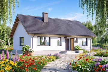  Projekt domu Bambino (WOF1279) - projekt domu parterowego - Zdjęcie 1