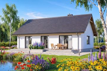  Projekt domu Bambino (WOF1279) - projekt domu parterowego - Zdjęcie 3