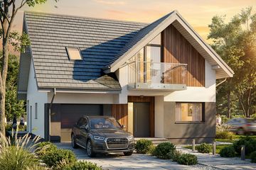  Projekt domu Krajobrazy 109 (WRN1597) - projekt domu parterowego z poddaszem - Zdjęcie 3