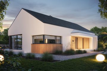  Projekt domu NewHouse 766 (KRZ1154) - projekt domu parterowego - Zdjęcie 1