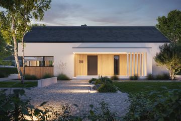  Projekt domu NewHouse 766 (KRZ1154) - projekt domu parterowego - Zdjęcie 3