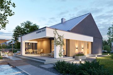  Projekt domu Domena 170 B (WRW1433) - projekt domu parterowego - Zdjęcie 2