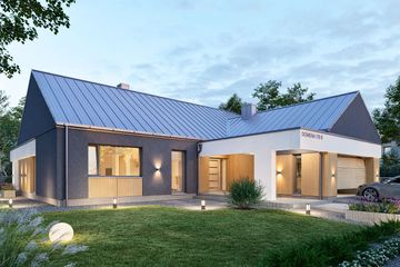  Projekt domu Domena 170 B (WRW1433) - projekt domu parterowego - Zdjęcie 3