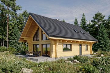  Projekt domu L-308 X (SLU1063) - projekt domu parterowego z poddaszem - Zdjęcie 5