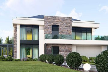  Projekt domu uA445 (WCB1621) - projekt domu z pełnym piętrem - Zdjęcie 3