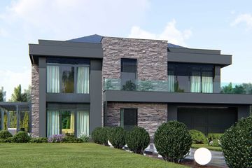  Projekt domu uA445 (WCB1621) - projekt domu z pełnym piętrem - Zdjęcie 4