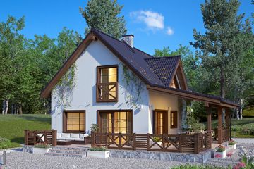  Projekt domu Aksamitka 4 (BSA2403) - projekt domu parterowego z poddaszem - Zdjęcie 5