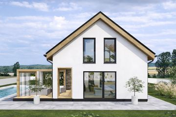  Projekt domu D1S-81 (JGD1001) - projekt domu parterowego z poddaszem - Zdjęcie 1