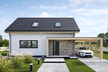  Projekt domu D3-95 (JGD1004) - projekt domu parterowego z poddaszem - Zdjęcie 6