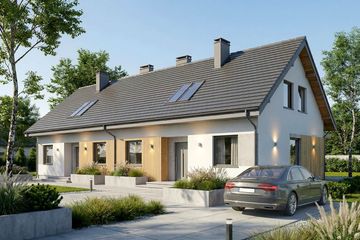  Projekt domu Krajobrazy 130 (WRN1607) - projekt domu parterowego z poddaszem - Zdjęcie 2