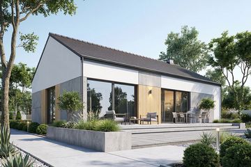  Projekt domu Studio 105 (WRN1601) - projekt domu parterowego - Zdjęcie 2