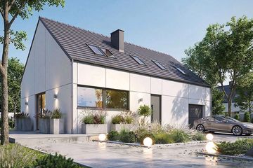  Projekt domu Studio 108 (WRN1604) - projekt domu parterowego z poddaszem - Zdjęcie 2