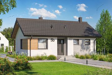  Projekt domu Tania 5 B paliwo stałe (WOE1222) - projekt domu parterowego - Zdjęcie 1