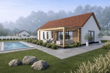  Projekt domu P4-100 (JGD1009) - projekt domu parterowego - Zdjęcie 2