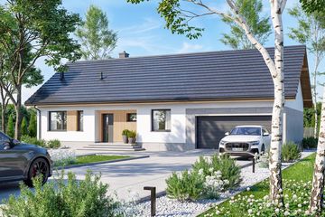  Projekt domu Mokka 20 s2 (WOF1280) - projekt domu parterowego - Zdjęcie 1