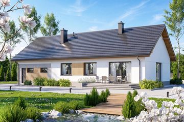  Projekt domu Mokka 20 s2 (WOF1280) - projekt domu parterowego - Zdjęcie 3