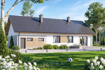  Projekt domu Mokka 20 s2 (WOF1280) - projekt domu parterowego - Zdjęcie 4