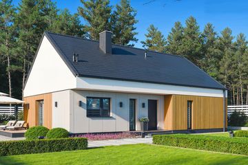  Projekt domu BK-66 (WWC1079) - projekt domu parterowego - Zdjęcie 1