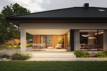  Projekt domu NewHouse 771 w2 (KRZ1155) - projekt domu parterowego - Zdjęcie 3