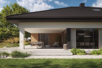  Projekt domu NewHouse 771 w2 (KRZ1155) - projekt domu parterowego - Zdjęcie 4