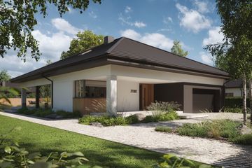  Projekt domu NewHouse 771 w2 (KRZ1155) - projekt domu parterowego - Zdjęcie 10