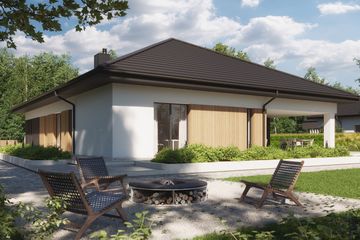  Projekt domu NewHouse 771 w2 (KRZ1155) - projekt domu parterowego - Zdjęcie 14
