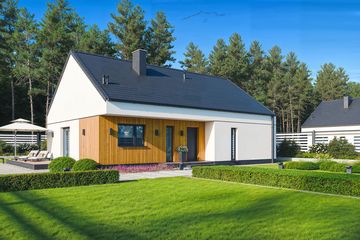  Projekt domu BK-67 (WWC1080) - projekt domu parterowego - Zdjęcie 3